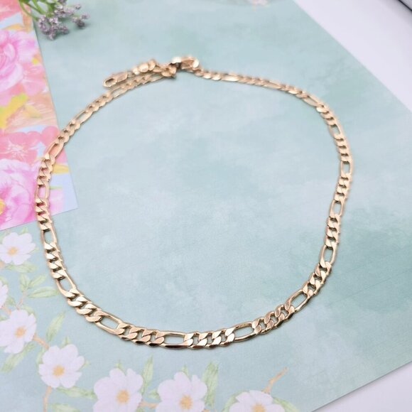 Rose Gold Link Chain Necklace for Women - 19.6 Inch Length, XPNL0075 - Picture 9 of 12